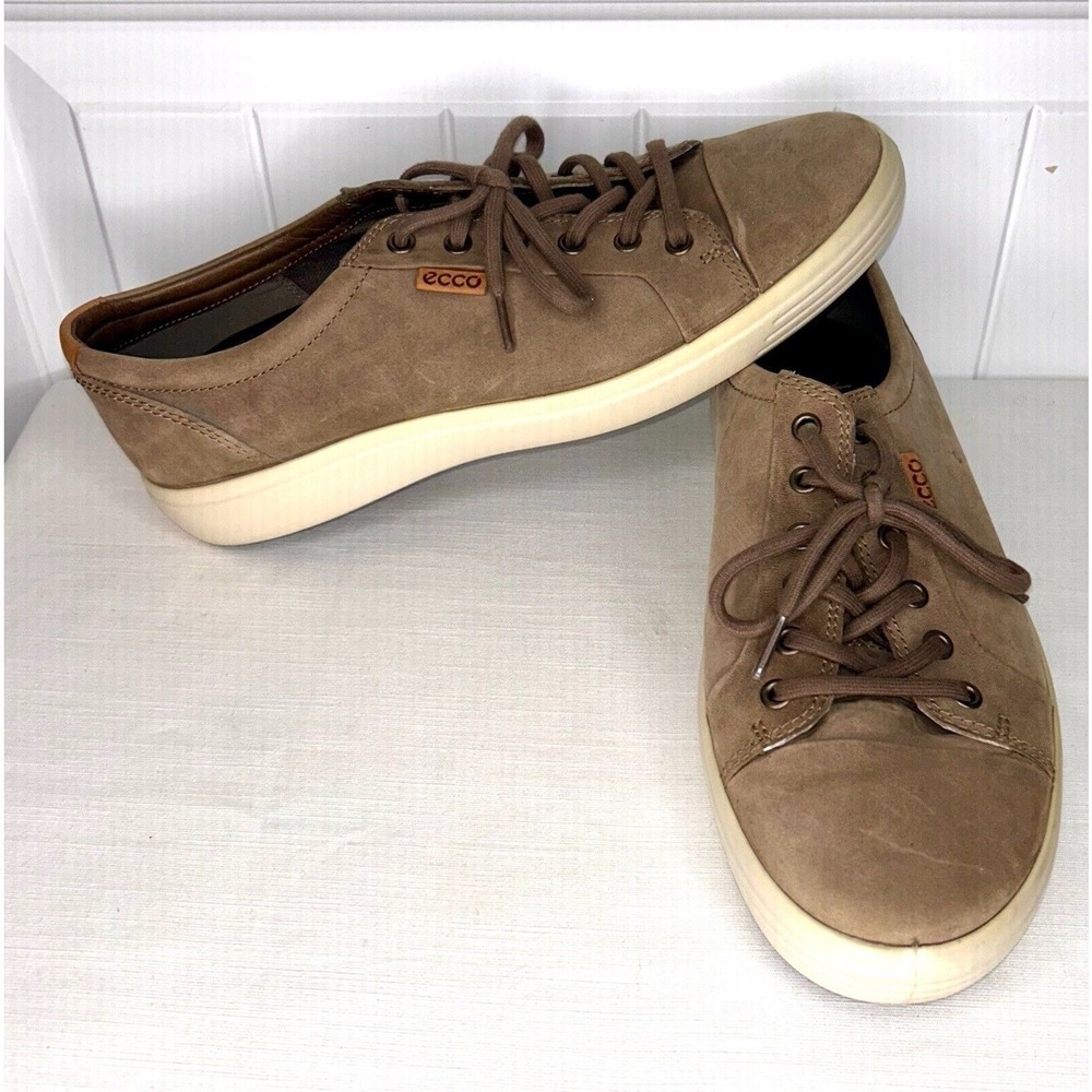 Men's Ecco Soft Vii Navajo Brown Lace-Up Sneakers N2405 Size 10